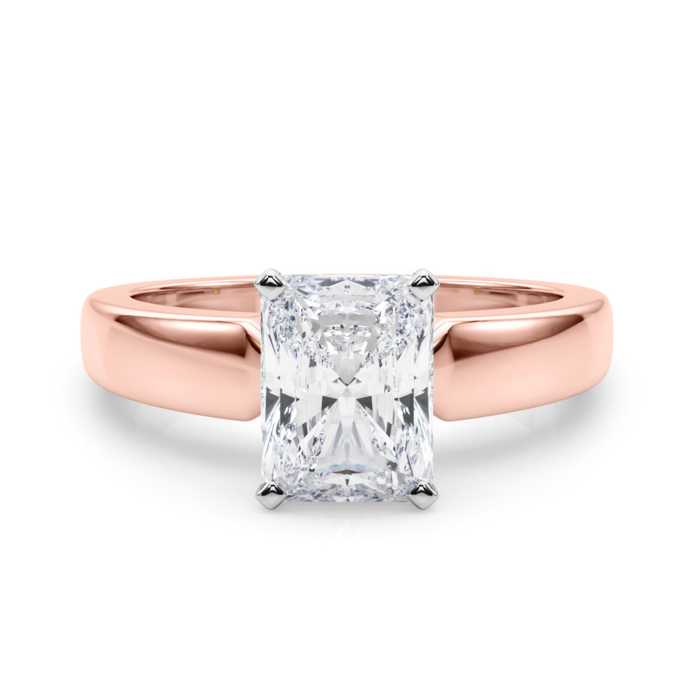 SunshineDiamonds Diamond Solitaire Diamond Rings in 9K Rose - 93