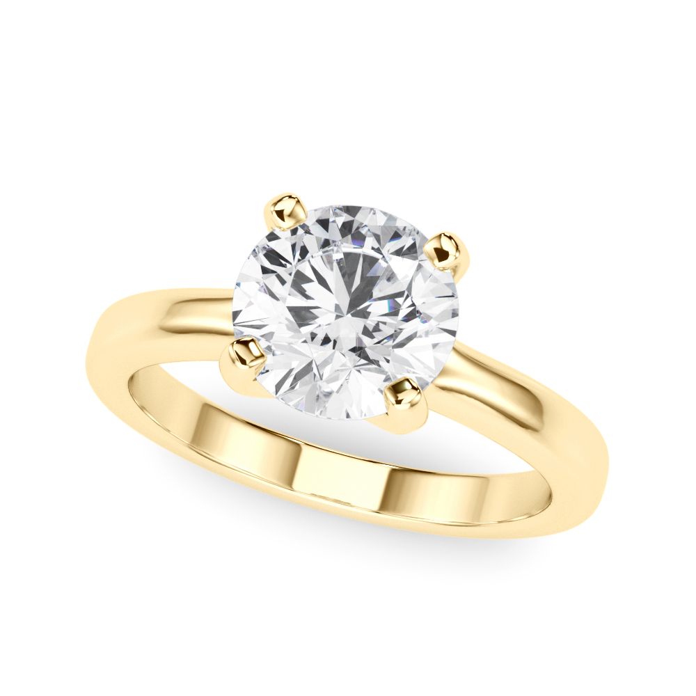 Olivia Natural 4 Prong Set  Diamond Ring