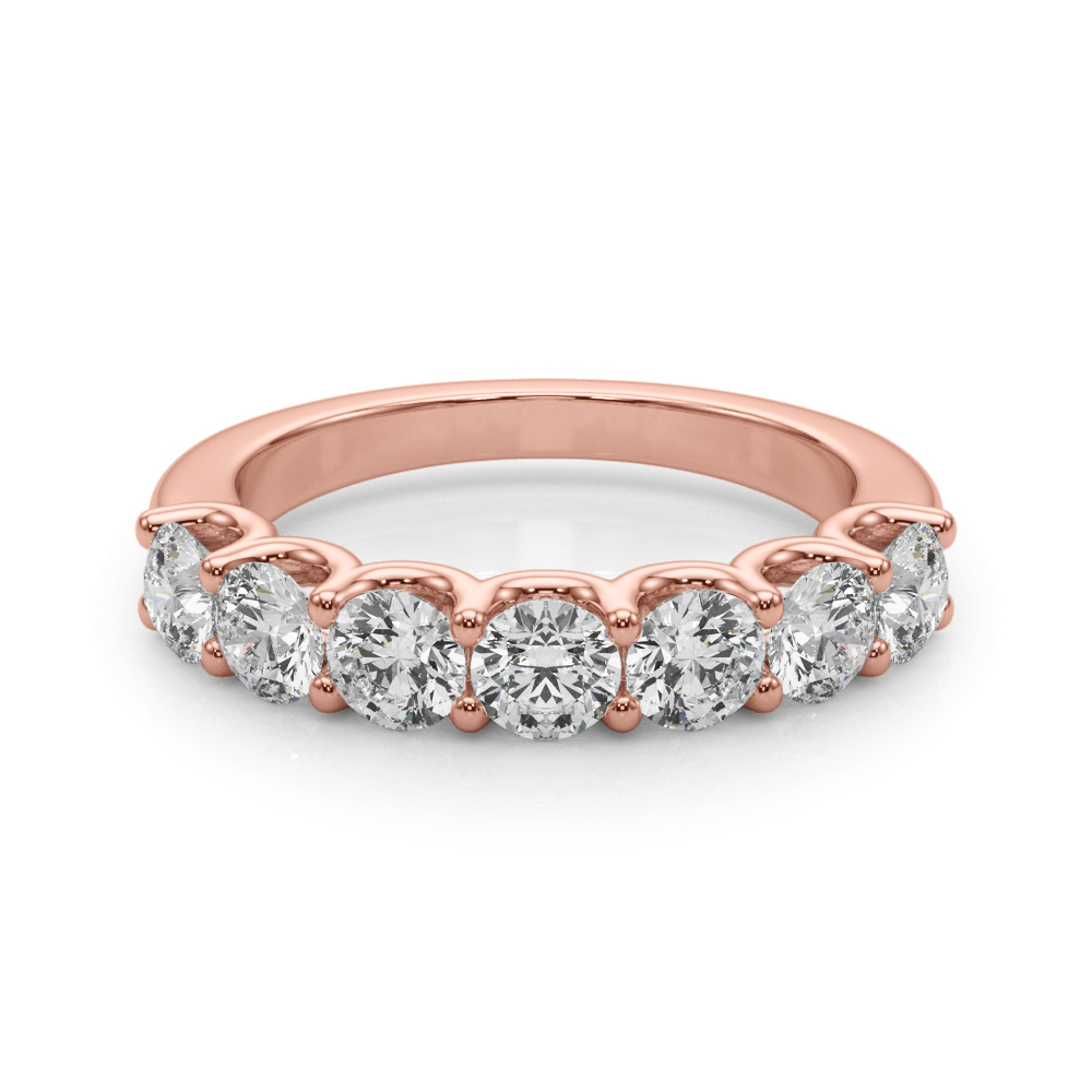 Aldrina Lab Grown Rose Gold U Prong set  Diamond Ring
