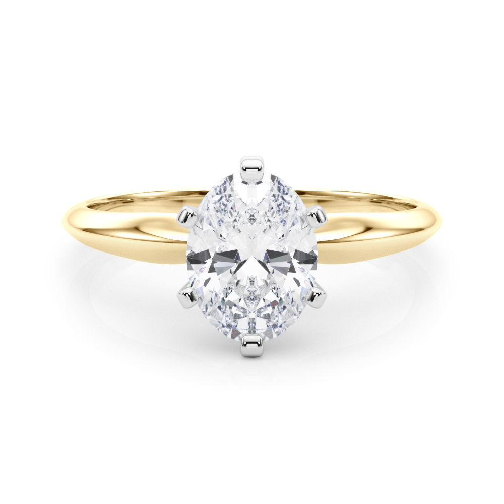 Breesle Lab-Created 6 Prong  Diamond Ring
