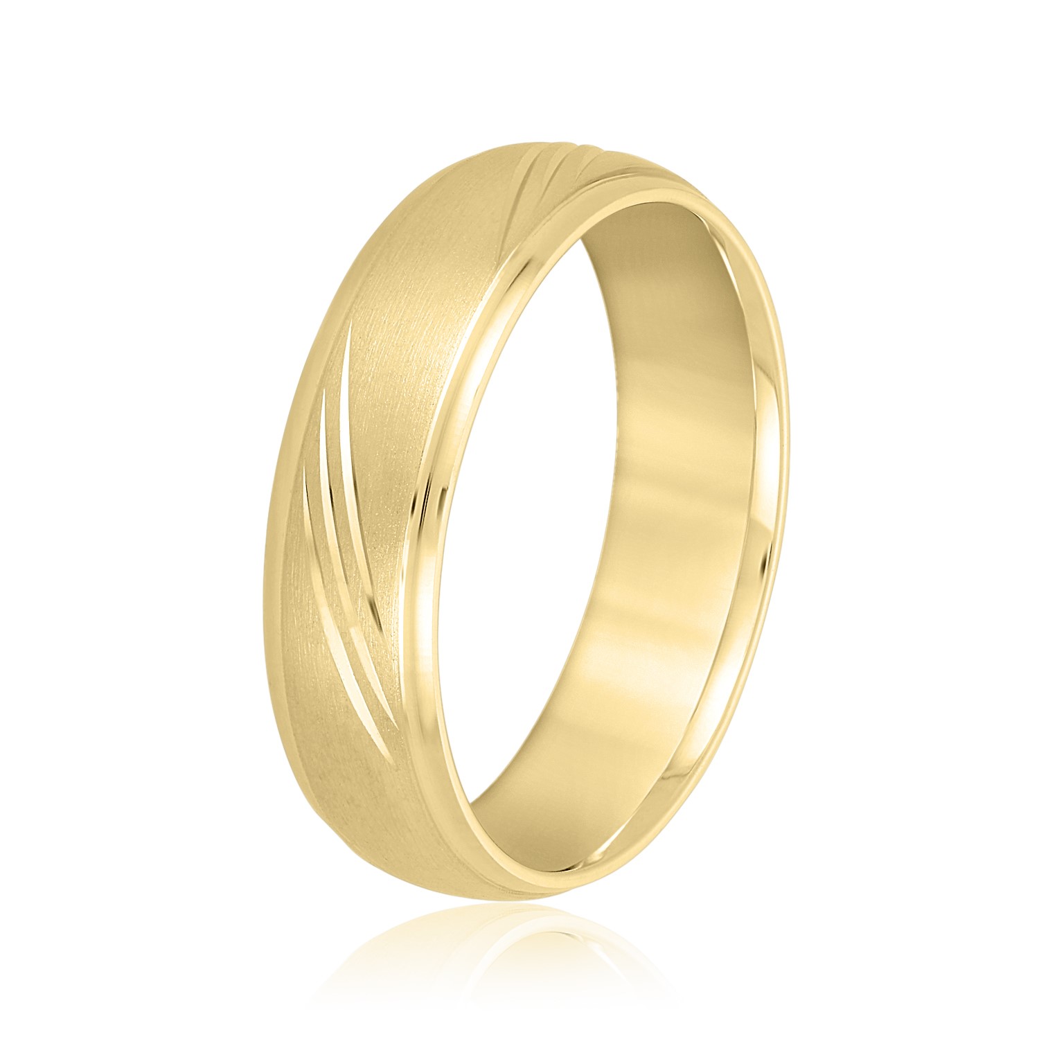 Jefra Yellow Gold Women's Wedding Ring