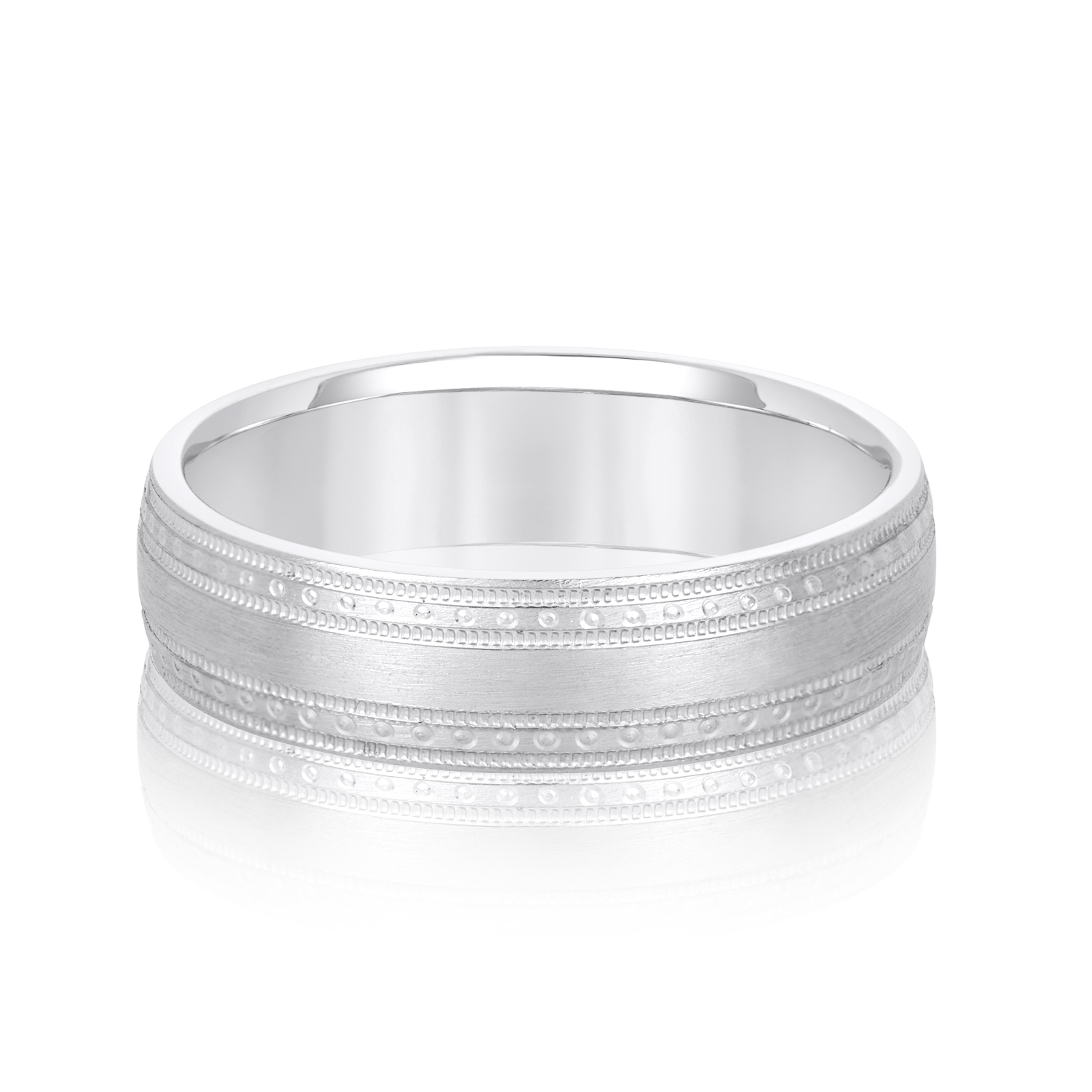 Jestina White Gold Women's Wedding Ring