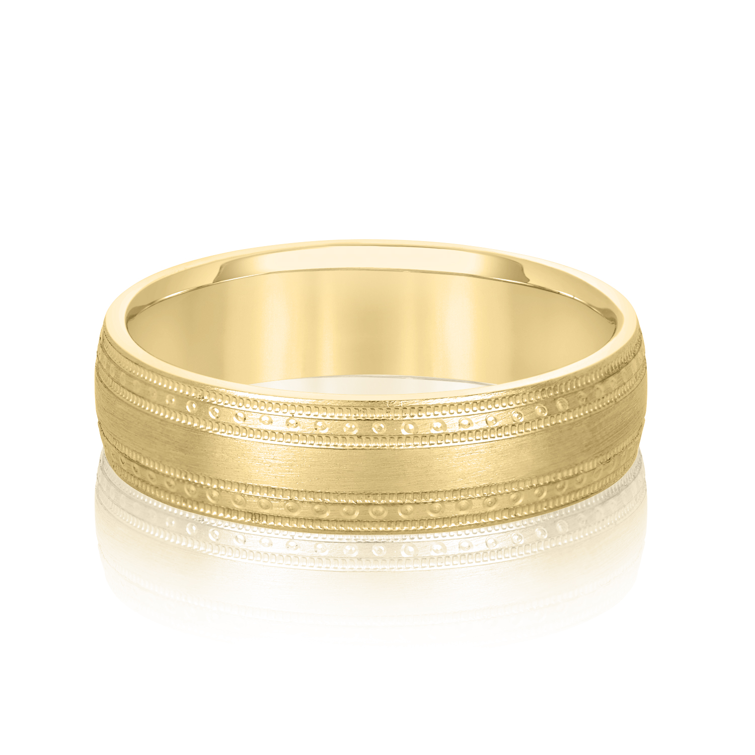 Jestina Yellow Gold Women's Wedding Ring