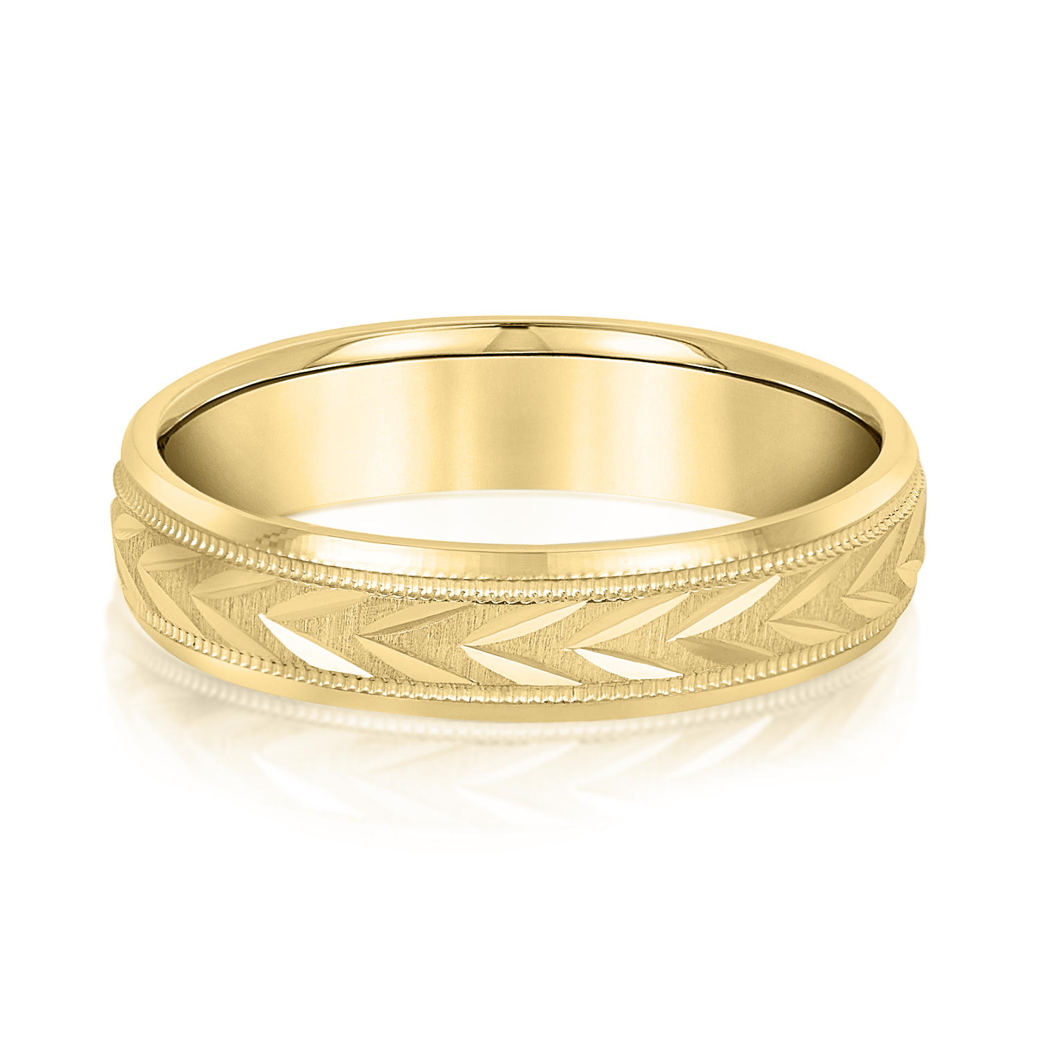 Vincensa Yellow Gold Women's Wedding Ring
