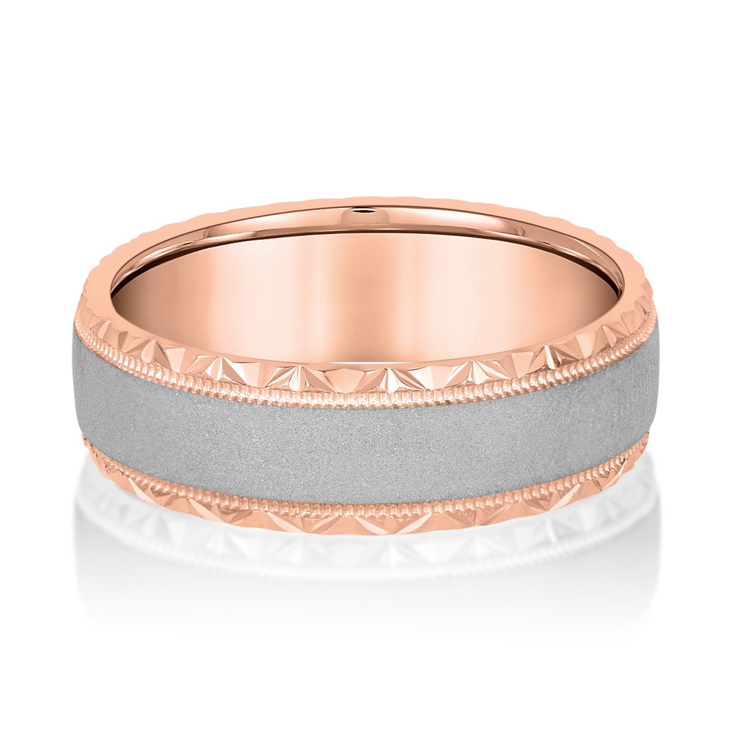 Pancilia Rose Gold Women's Wedding Ring