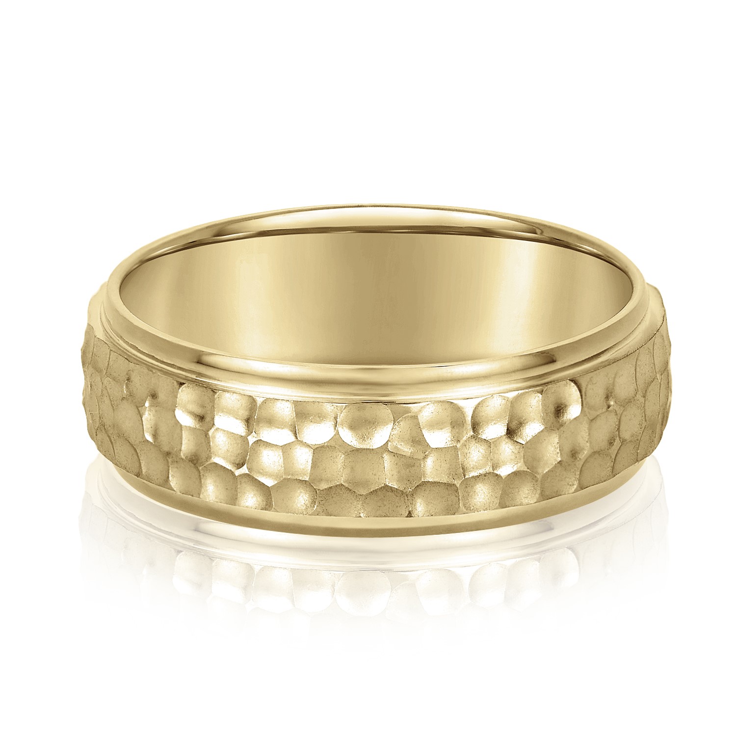 Jenolinas Yellow Gold Women's Wedding Diamond Ring