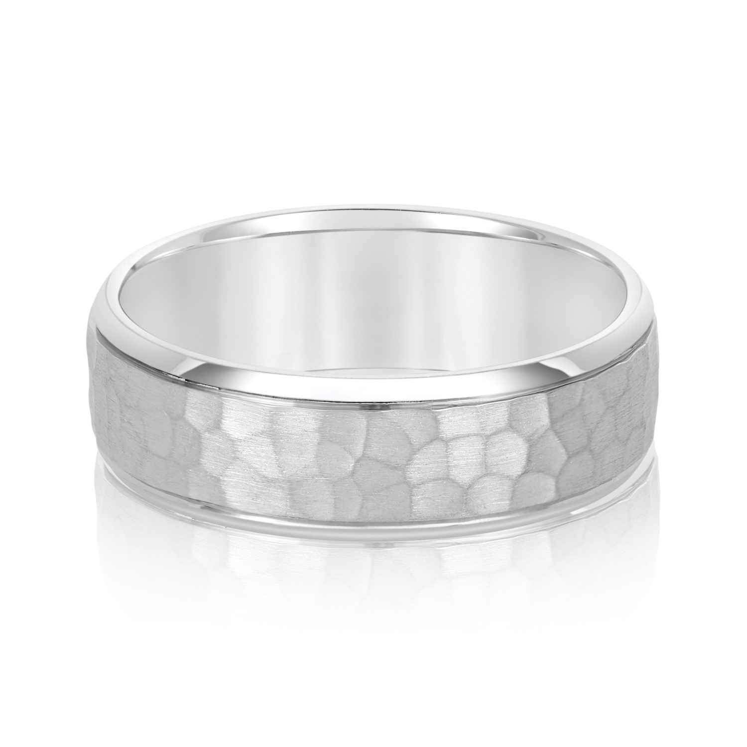 Jeroliny White Gold Women's Wedding Diamond Ring