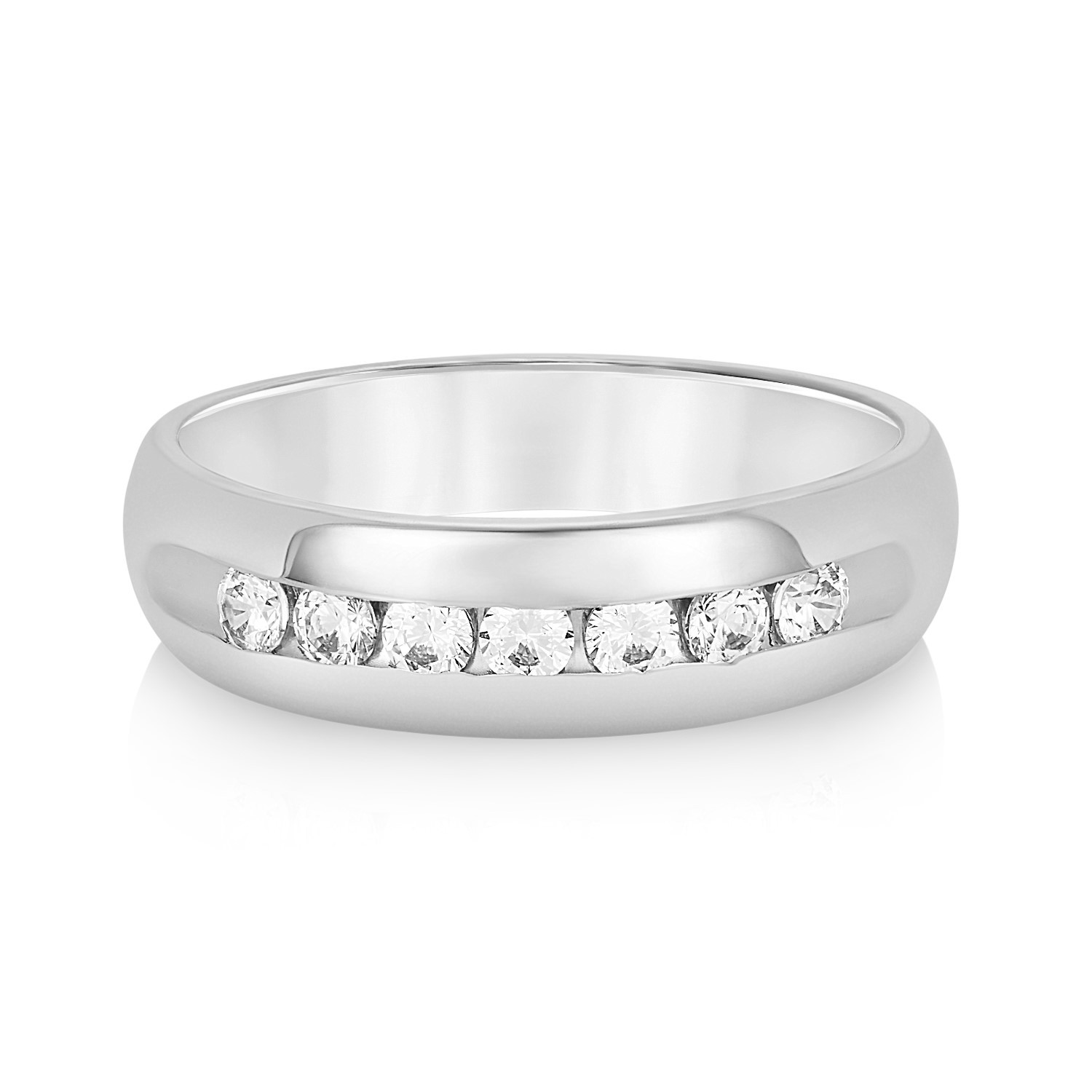 Alica Lab Grown Diamond Channel Set Women's Wedding Ring