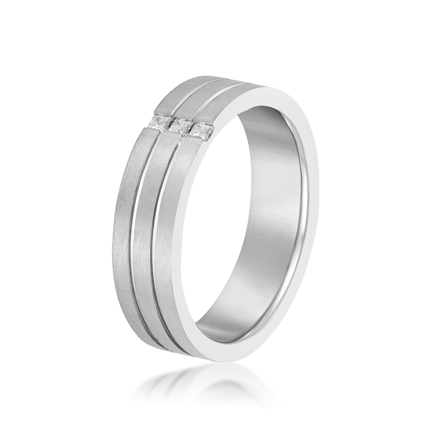 Niroslin Channel Set Diamond for Women Wedding Ring