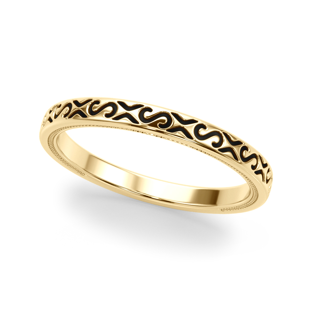 Brenetta Yellow Gold Wedding Ring