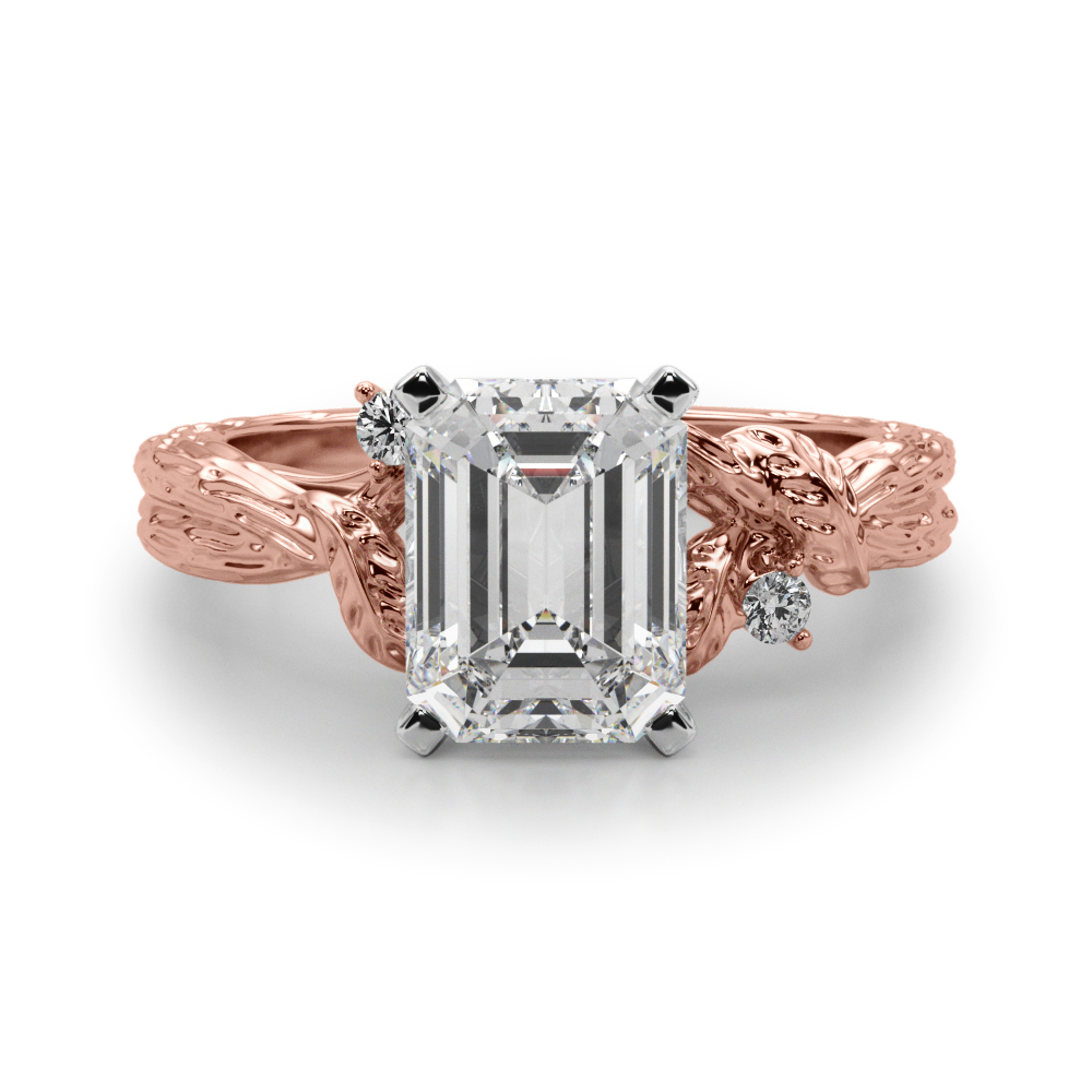 Niroslin Lab-Created 4 Prong Set Diamond Ring