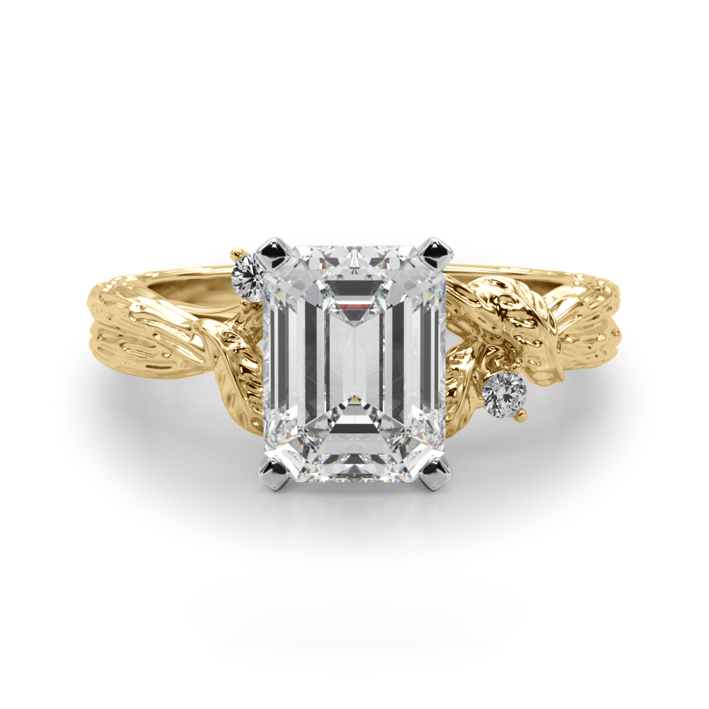 Niroslin Lab-Created 4 Prong Set Diamond Ring