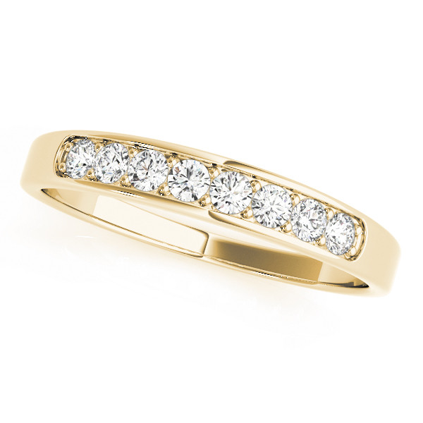 0.25 Ct Lab-Created Round Cut Roslynn  Diamond Rings in 9K White Gold