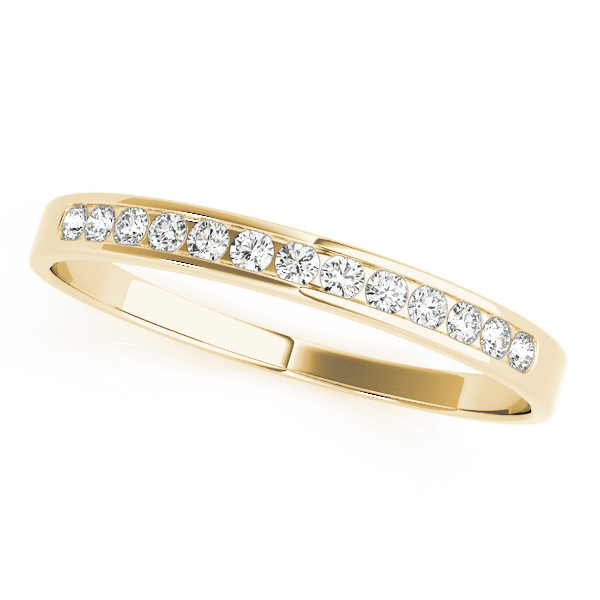 0.1 Ct Lab-Created Round Cut Hadia  Diamond Rings in 9K White Gold