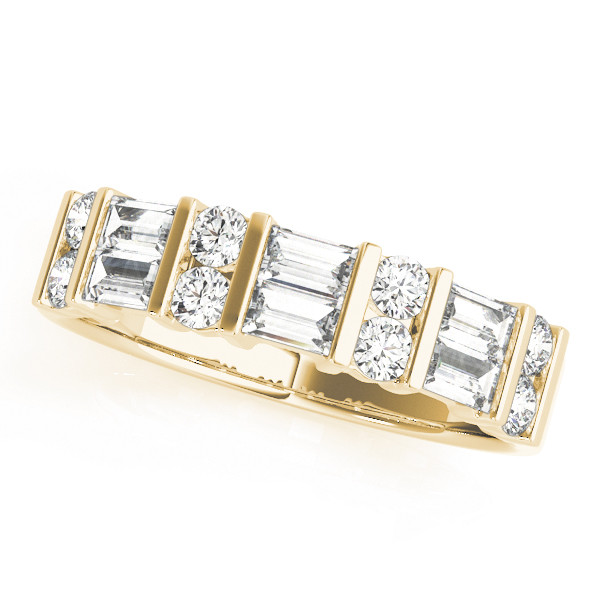 0.87 Ct Lab-Created Mixed Shape Cut Marsali  Diamond Rings in 9K White Gold