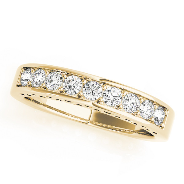 Leisha Natural Channel-Set  Diamond Ring