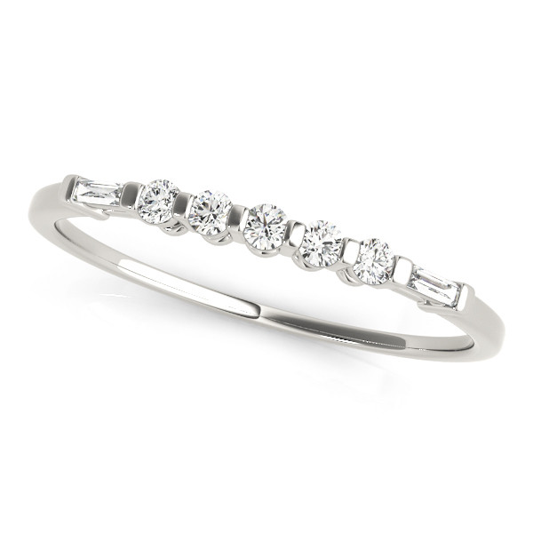 0.16 Ct Lab-Created Mixed Shape Cut Miyani  Diamond Rings in 9K White Gold
