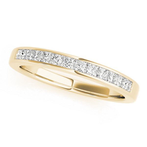 0.2 Ct Lab-Created Princess Cut Rosabelle  Diamond Rings in 9K White Gold