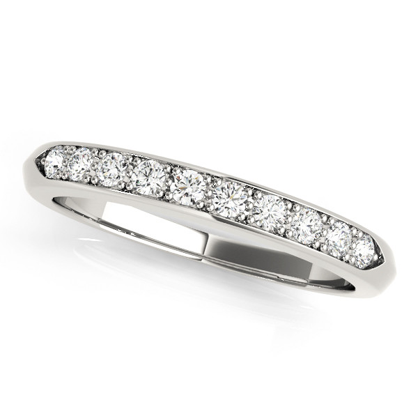 0.2 Ct Lab Grown Round Cut Simran  Diamond Rings in 9K White Gold