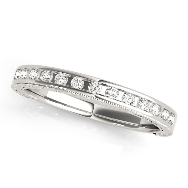 0.33 Ct Lab Grown Round Cut Ray  Diamond Rings in 9K White Gold