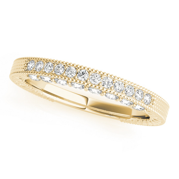 0.28 Ct Lab-Created Round Cut Angelia  Diamond Rings in 9K White Gold