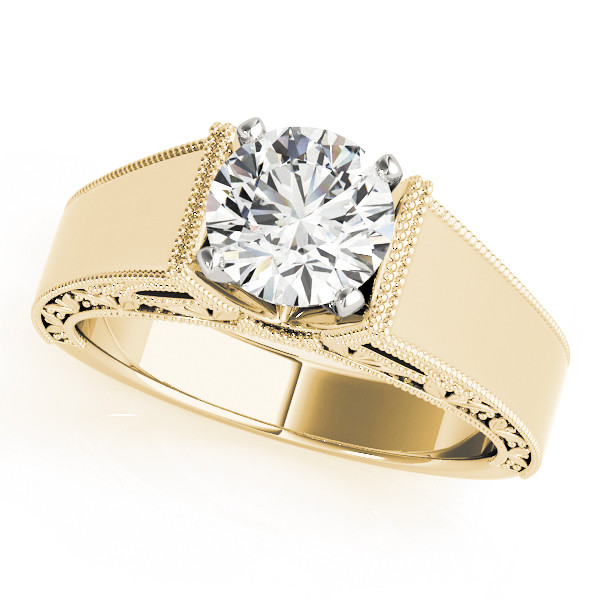 Nelta Natural 4 Prong  Diamond Ring