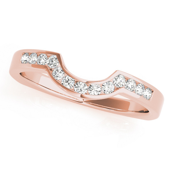 Shaelynn Natural Diamond Channel-Set  Wedding Ring