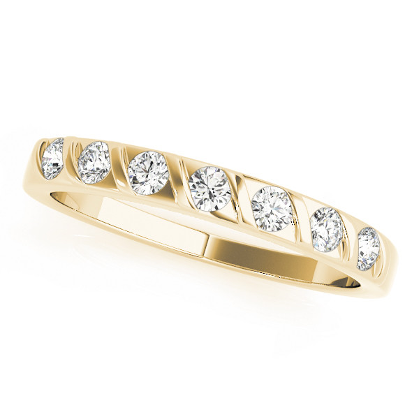 Natural Bar-Set Diamond Ring