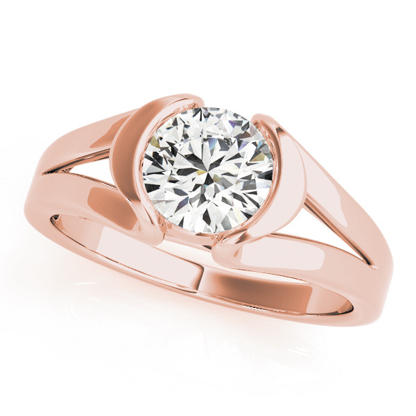 Nelwyn Natural Half Bezel  Diamond Ring