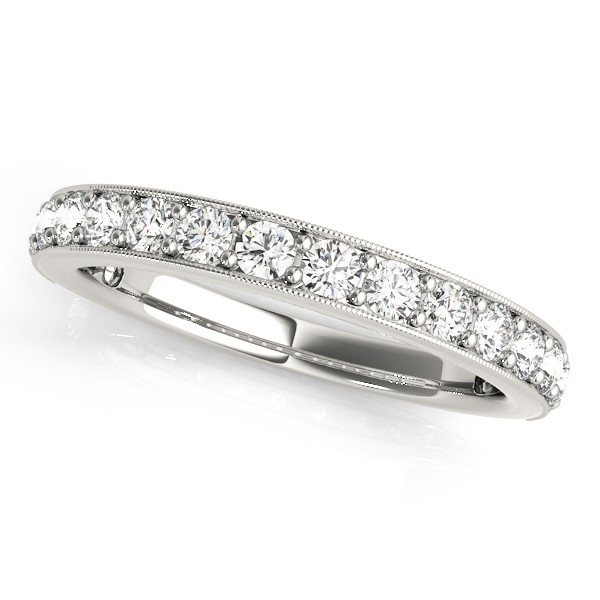 0.5 Ct Lab Grown Round Cut Kaydee  Diamond Rings in 9K White Gold