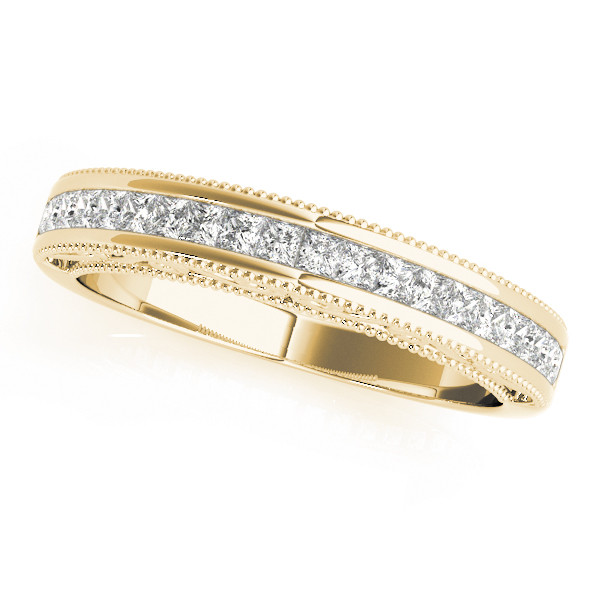 0.33 Ct Lab-Created Princess Cut Adelita  Diamond Rings in 9K White Gold
