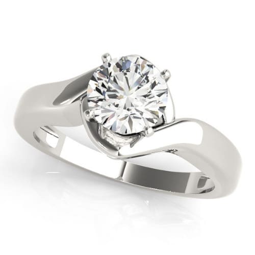 Nennia Natural 4 Prong  Diamond Ring