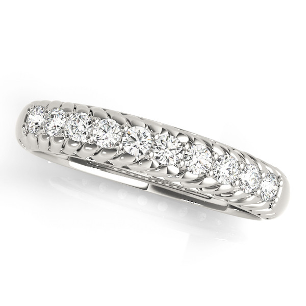0.25 Ct Lab Grown Round Cut Sayani  Diamond Rings in 9K White Gold