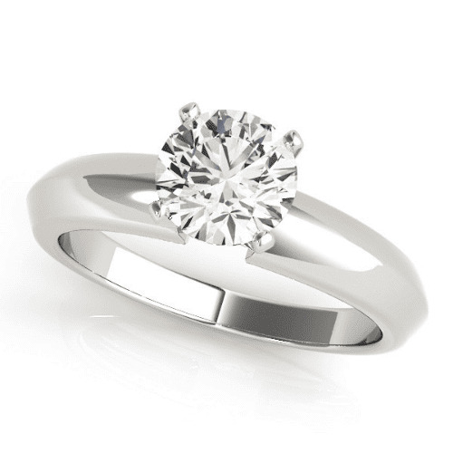 Nightingale Natural 4 Prong  Diamond Ring