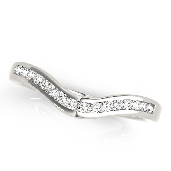 0.16 Ct Lab Grown Round Cut Tristan  Diamond Rings in 9K White Gold