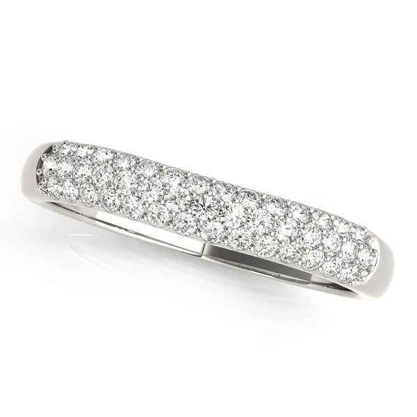 0.25 Ct Lab-Created Round Cut Kaileigh  Diamond Rings in 9K White Gold