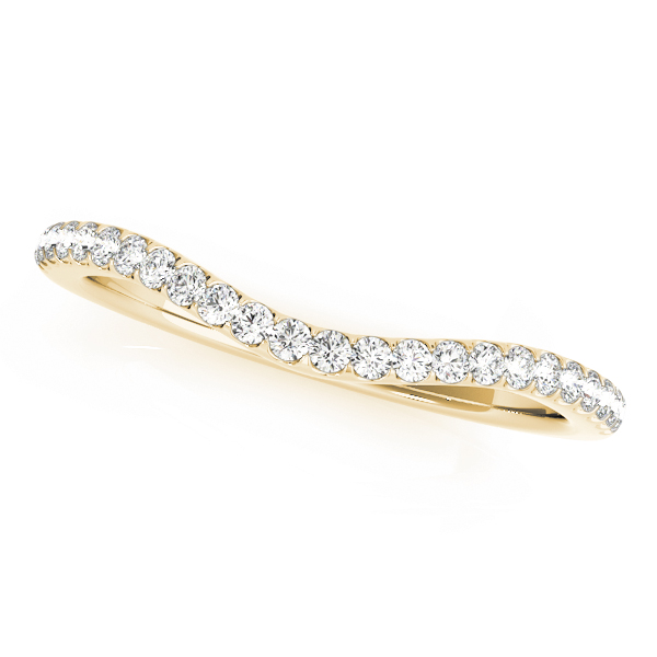 Laviro Lab Grown Diamond Yellow Gold Shared Prong Women's Wedding Ring