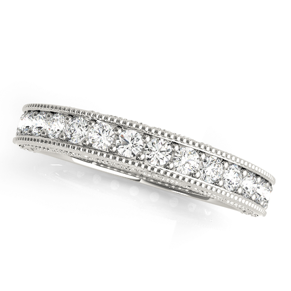 Lenia Natural Milgrain set Diamond Ring