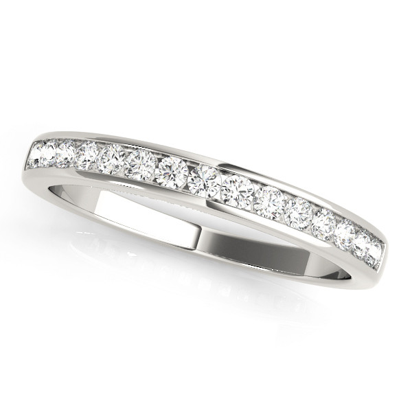 0.33 Ct Lab Grown Round Cut Jaleigha  Diamond Rings in 9K White Gold