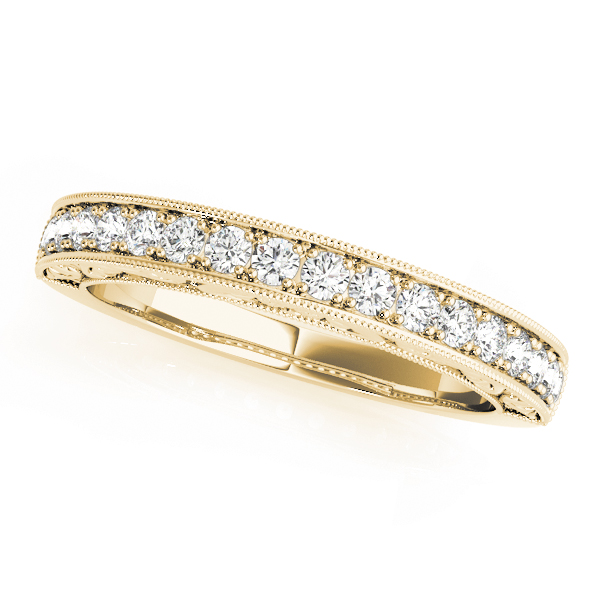 Gladis Lab Grown Yellow Gold Pave set  Diamond Ring
