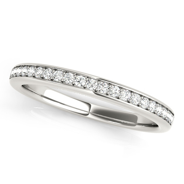 0.16 Ct Lab Grown Round Cut Savana  Diamond Rings in 9K White Gold