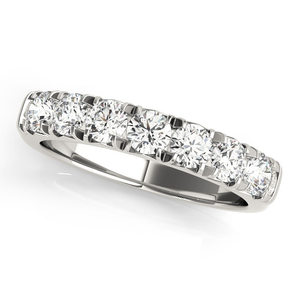 0.21 Ct Lab-Created Round Cut Aubriella  Diamond Rings in 9K White Gold