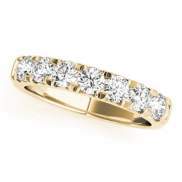 0.21 Ct Lab-Created Round Cut Aubriella  Diamond Rings in 9K White Gold