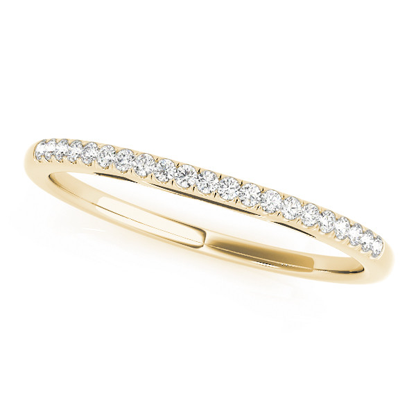 0.1 Ct Lab-Created Round Cut Aanvi Three Quarter Eternity Diamond Rings in 9K White Gold