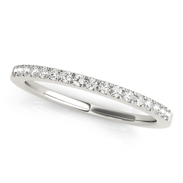 0.16 Ct Lab-Created Round Cut Jahlani Three Quarter Eternity Diamond Rings in 9K White Gold
