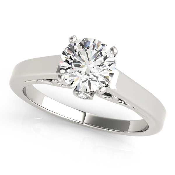 Lab-Created 4 Prong Diamond Ring