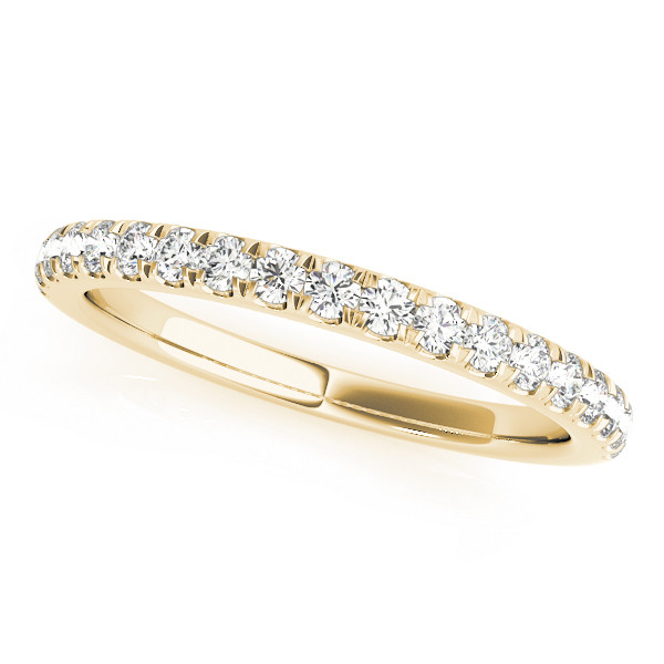 0.25 Ct Lab-Created Round Cut Leina Three Quarter Eternity Diamond Rings in 9K White Gold