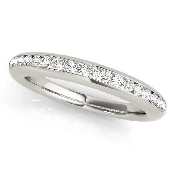 0.27 Ct Lab Grown Round Cut Joely  Diamond Rings in 9K White Gold