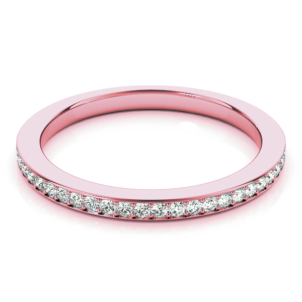 Adrinae Lab Grown Rose Gold Pave set  Diamond Ring