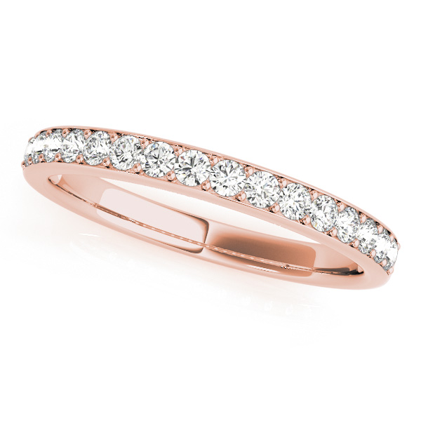 Alienna Lab Grown Rose Gold Pave set  Diamond Ring